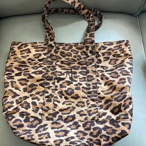 LAUREN RALPH LAUREN Leopard Print Tote Bag - Nylon